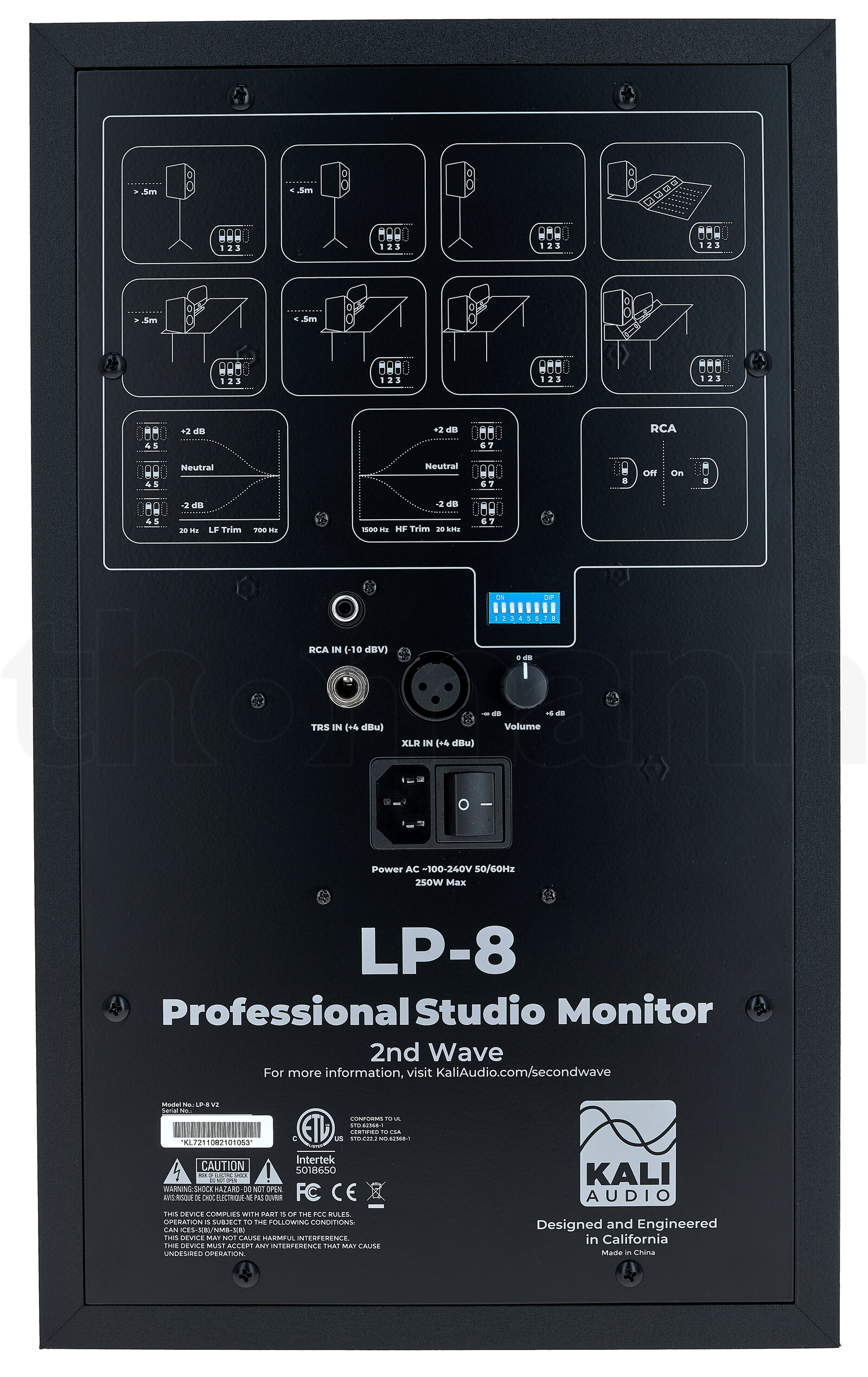 מוניטור אולפן Kali Audio LP-8 2nd Wave Sonarworks Bdl 6 מוניטור אולפן Kali Audio LP-8 2nd Wave Sonarworks Bdl — תמונה 6