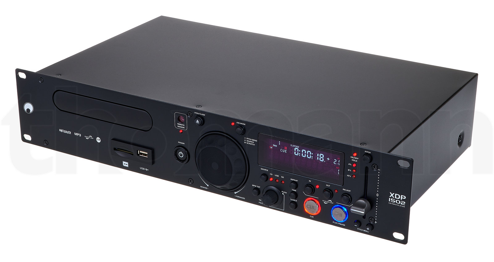 נגן DJ Omnitronic XDP-1502 CD-MP3 Player 2 נגן DJ Omnitronic XDP-1502 CD-MP3 Player — תמונה 2