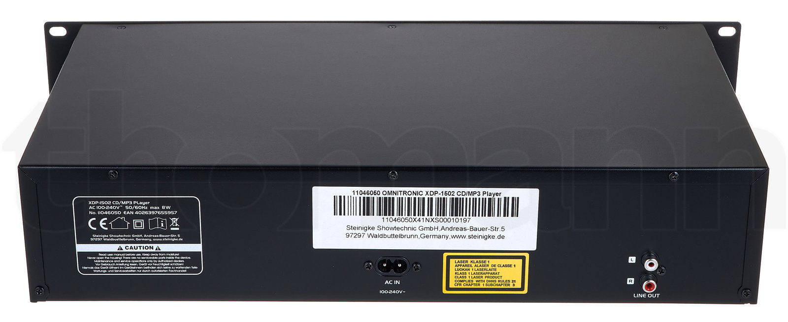 נגן DJ Omnitronic XDP-1502 CD-MP3 Player 5 נגן DJ Omnitronic XDP-1502 CD-MP3 Player — תמונה 5