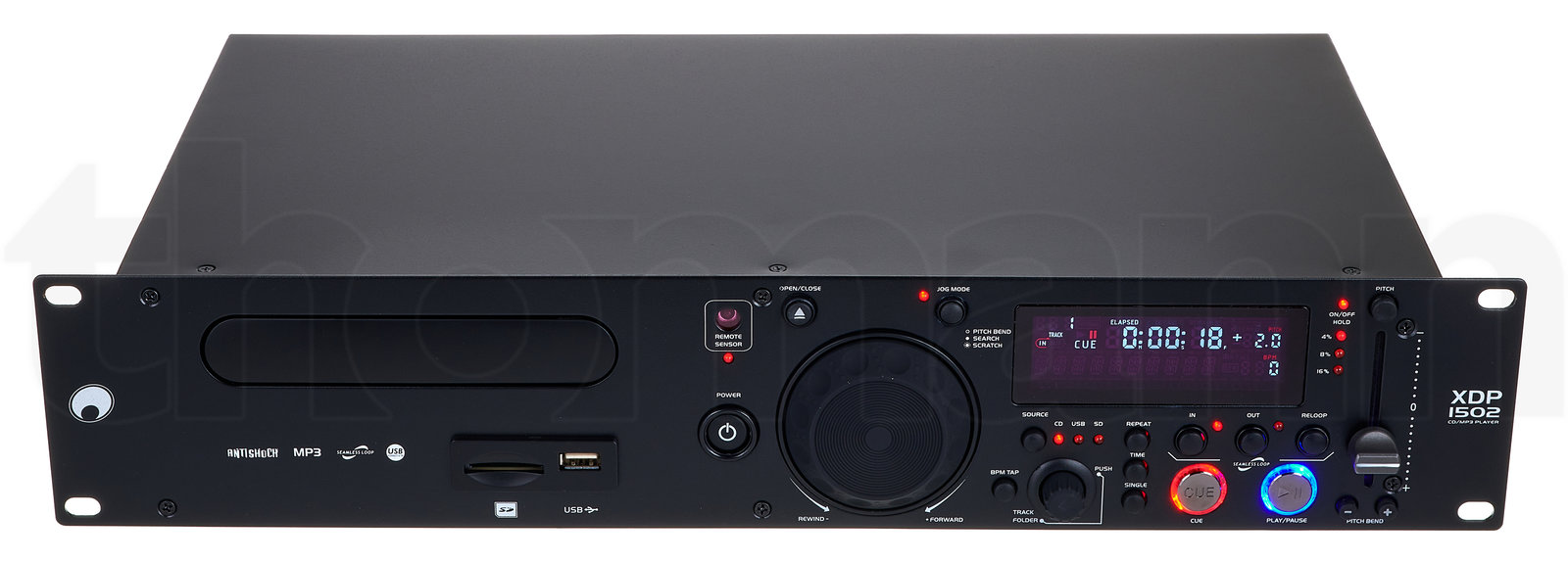 נגן DJ Omnitronic XDP-1502 CD-MP3 Player 3 נגן DJ Omnitronic XDP-1502 CD-MP3 Player — תמונה 3