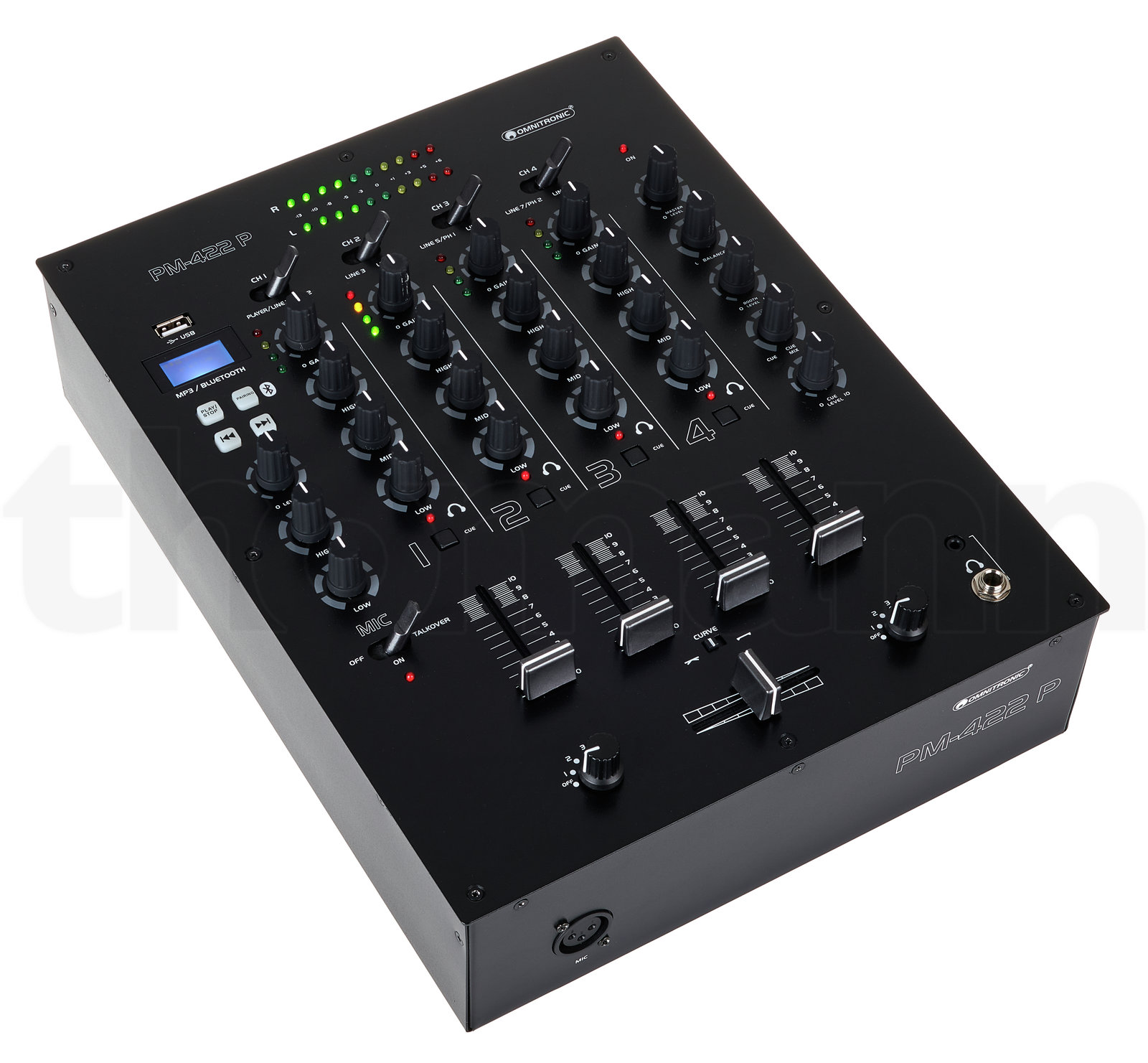 מיקסר DJ Omnitronic PM-422P 4 מיקסר DJ Omnitronic PM-422P — תמונה 4
