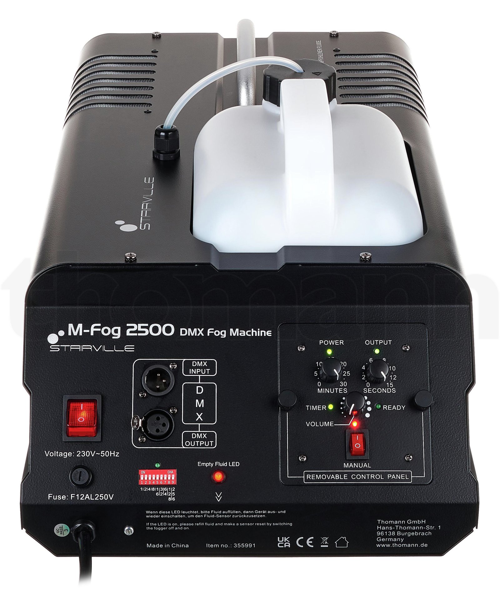 אפקט תאורה Stairville M-Fog 2500 DMX Fog Machine 5 אפקט תאורה Stairville M-Fog 2500 DMX Fog Machine — תמונה 5