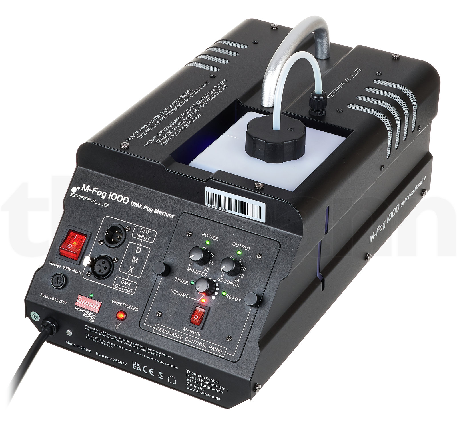 אפקט תאורה Stairville M-Fog 1000 DMX Fog Machine 5 אפקט תאורה Stairville M-Fog 1000 DMX Fog Machine — תמונה 5