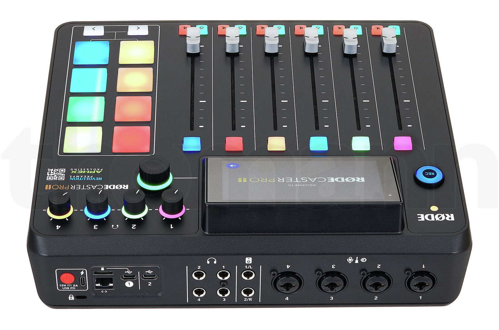 מקליט נייד Rode Rodecaster Pro II 5 מקליט נייד Rode Rodecaster Pro II — תמונה 5