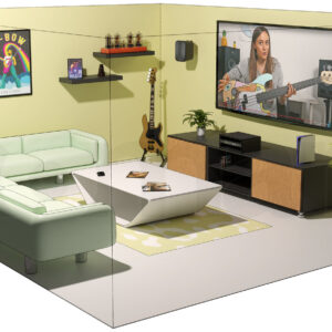 רמקול מוגבר Sirus Reflect 5 Amp Set black