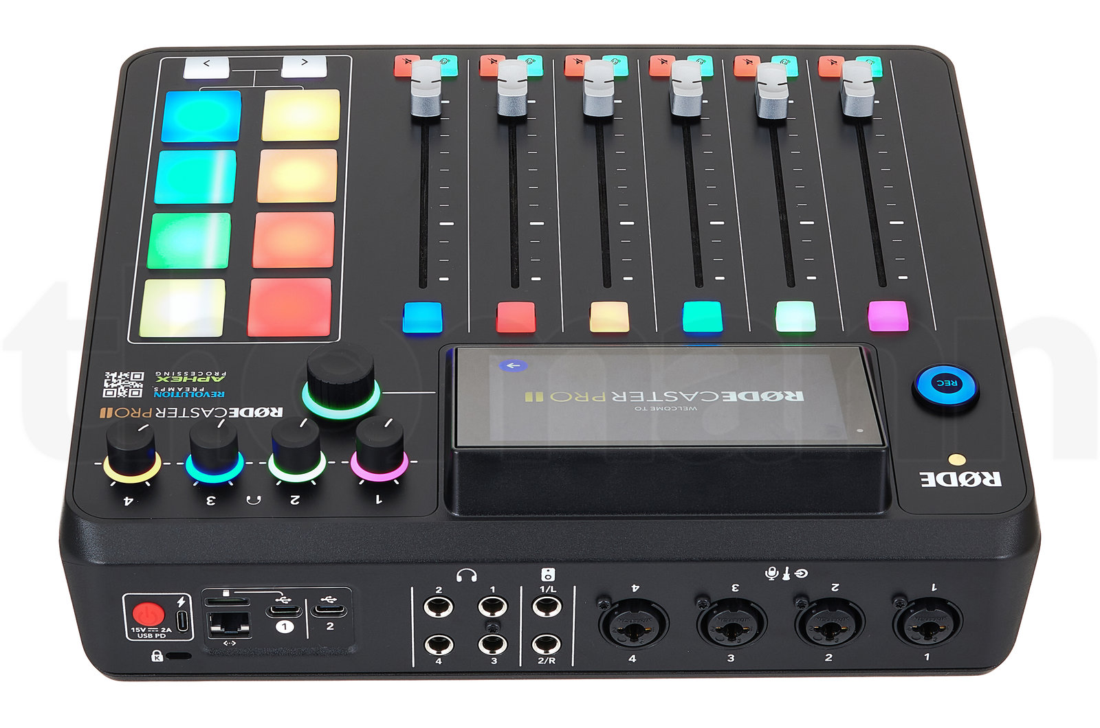 מקליט נייד Rode Rodecaster Pro II Mic Bundle1 4 מקליט נייד Rode Rodecaster Pro II Mic Bundle1 — תמונה 4