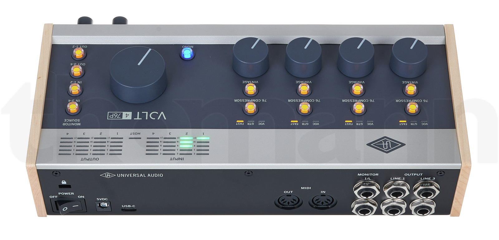 כרטיס קול Universal Audio Volt 476P USB Recording Studio 5 כרטיס קול Universal Audio Volt 476P USB Recording Studio — תמונה 5