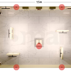 רמקול מוגבר Syrincs Waiting Room Bundle M white