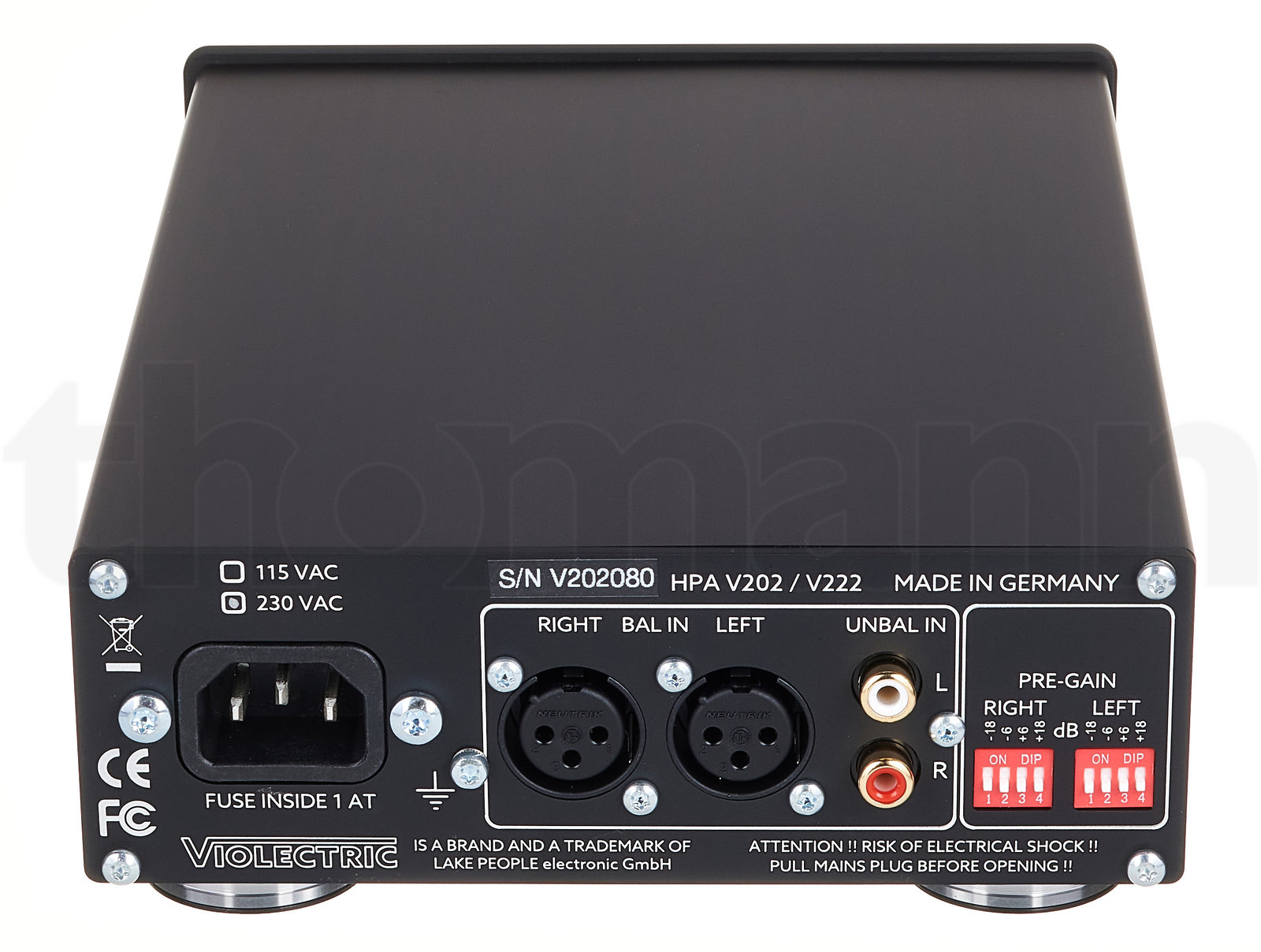 מגבר אוזניות Violectric HPA V202 5 מגבר אוזניות Violectric HPA V202 — תמונה 5