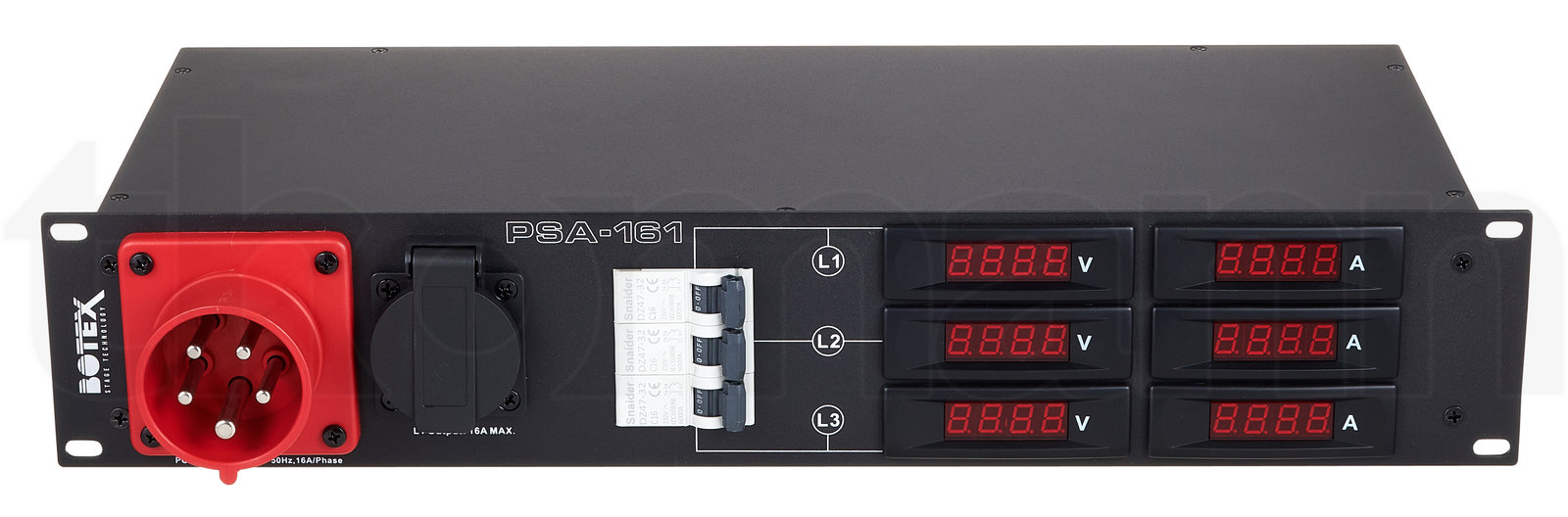 מפצל ומחלק זרם CEE Botex PSA 161 Power Distributor 16A 3 מפצל ומחלק זרם CEE Botex PSA 161 Power Distributor 16A — תמונה 3