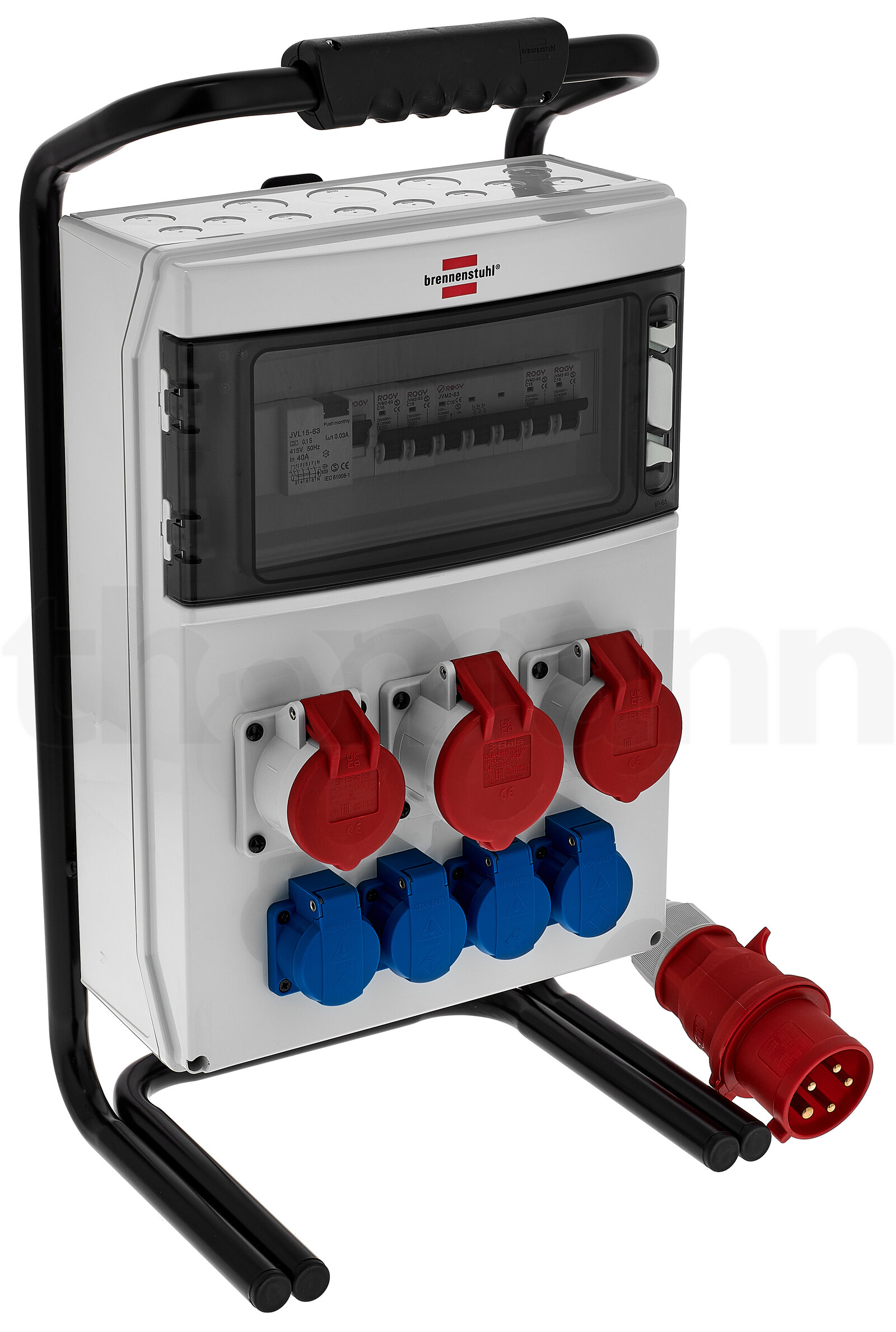 מפצל ומחלק זרם CEE Brennenstuhl PPD+Fi BSV4 32A 1x32A + 2x16A 4 מפצל ומחלק זרם CEE Brennenstuhl PPD+Fi BSV4 32A 1x32A + 2x16A — תמונה 4