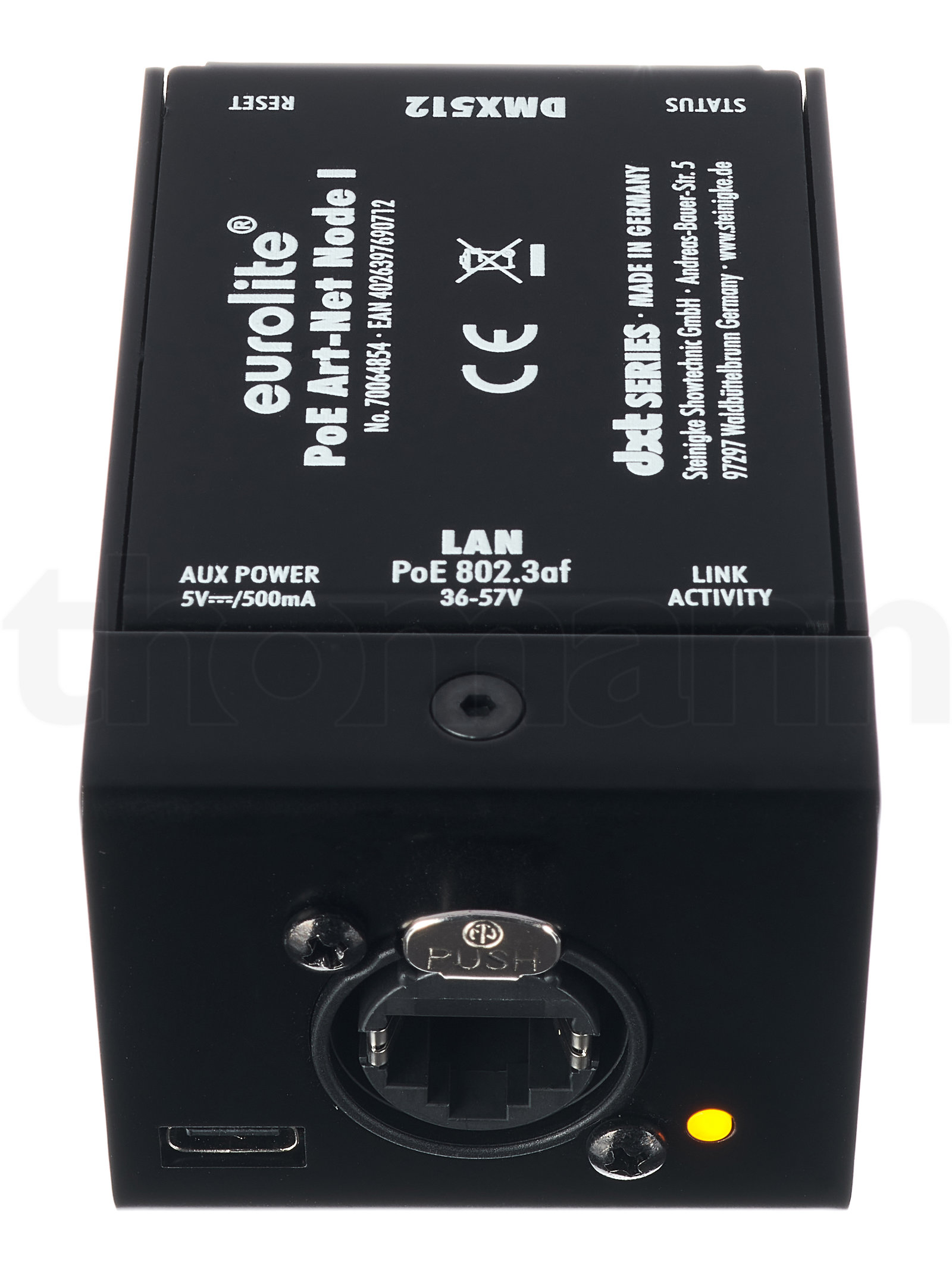 בקר תאורה Eurolite DXT PoE Art-Net Node I 3 בקר תאורה Eurolite DXT PoE Art-Net Node I — תמונה 3