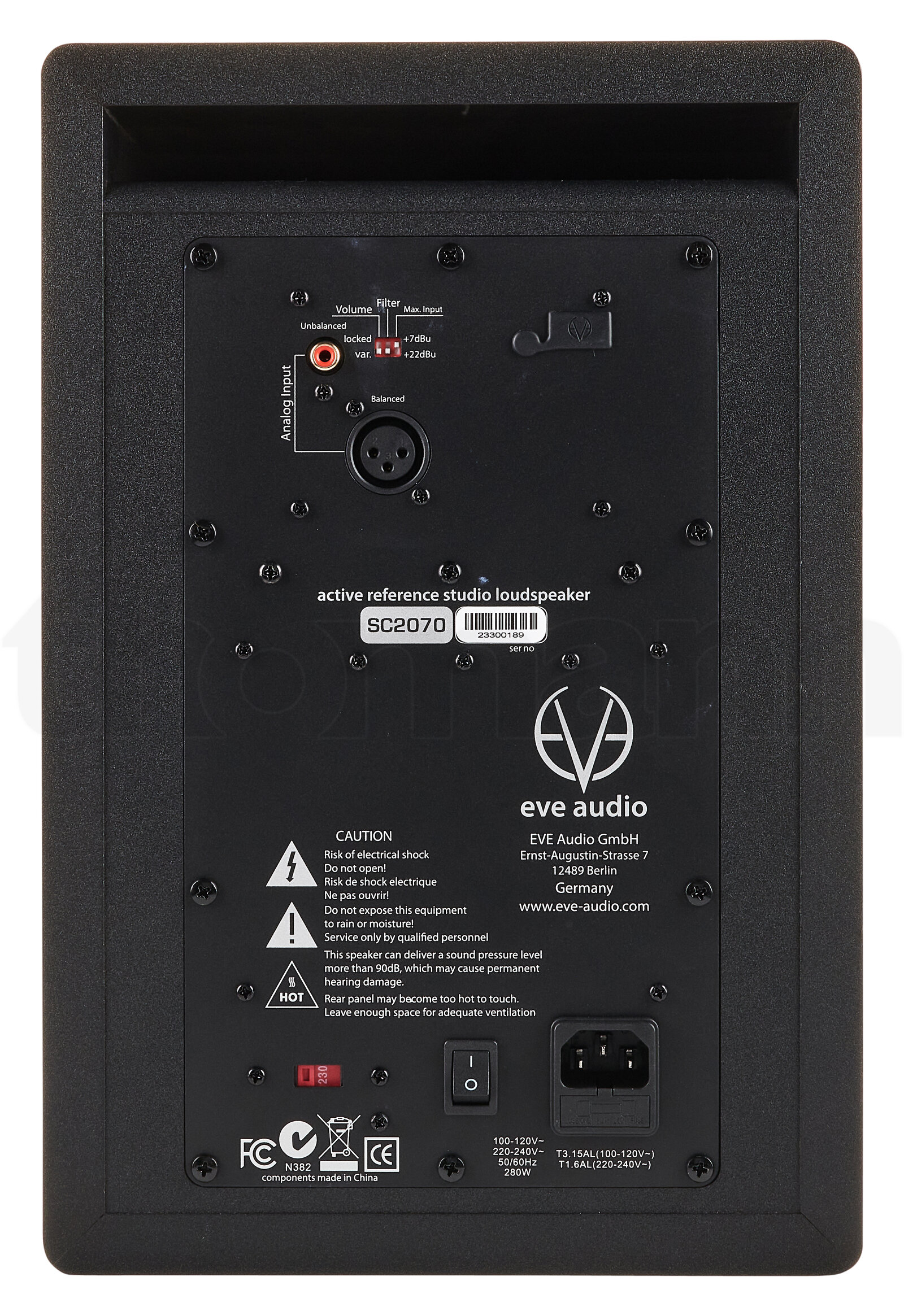 מוניטור אולפן EVE Audio SC2070 7 מוניטור אולפן EVE Audio SC2070 — תמונה 7