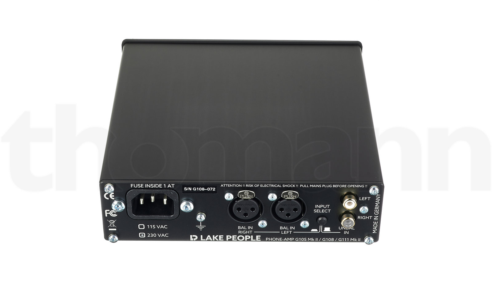 מגבר אוזניות Lake People G108 Headphone Amp 5 מגבר אוזניות Lake People G108 Headphone Amp — תמונה 5