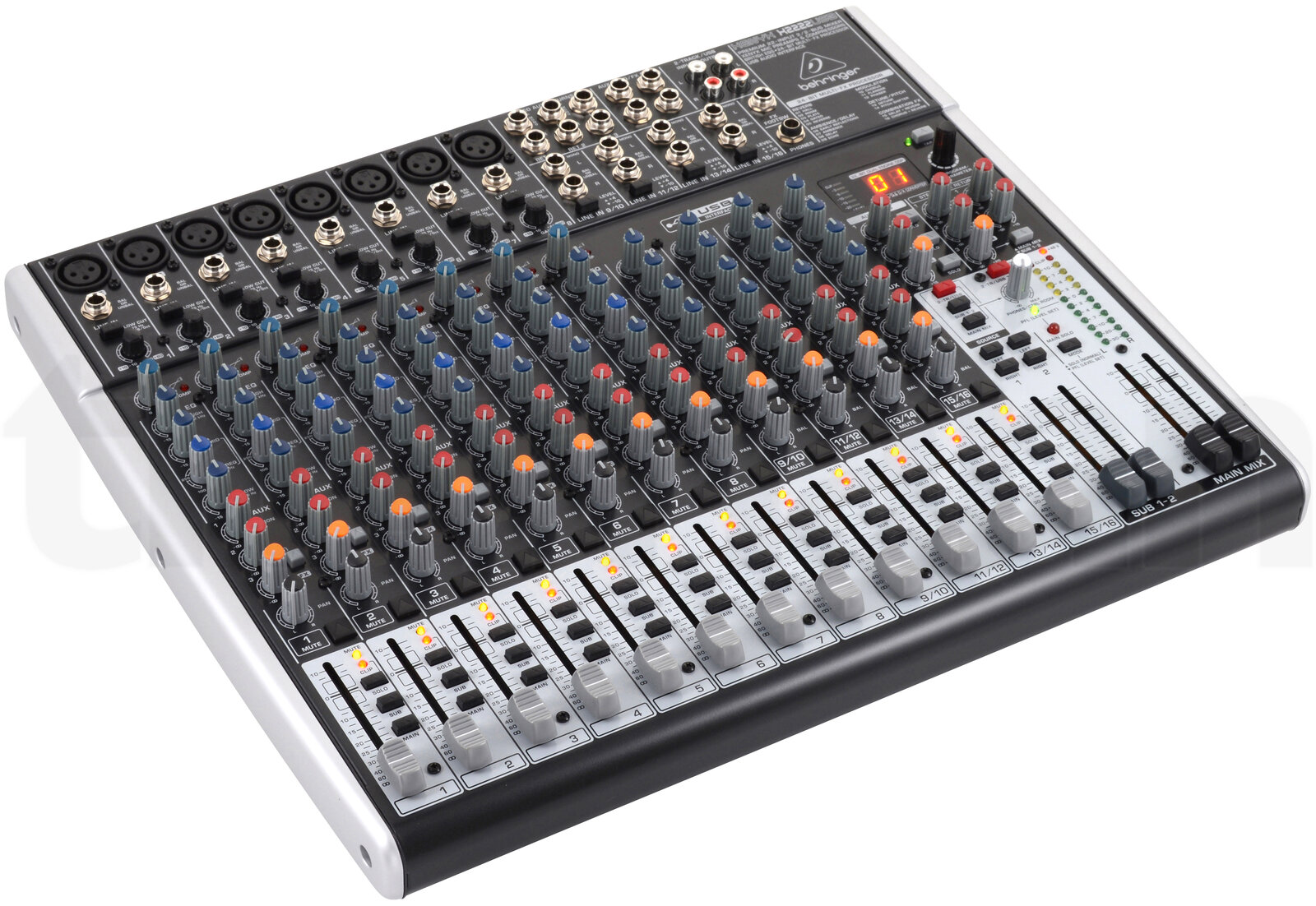 מיקסר Behringer Xenyx X2222USB HP Bundle 4 מיקסר Behringer Xenyx X2222USB HP Bundle — תמונה 4