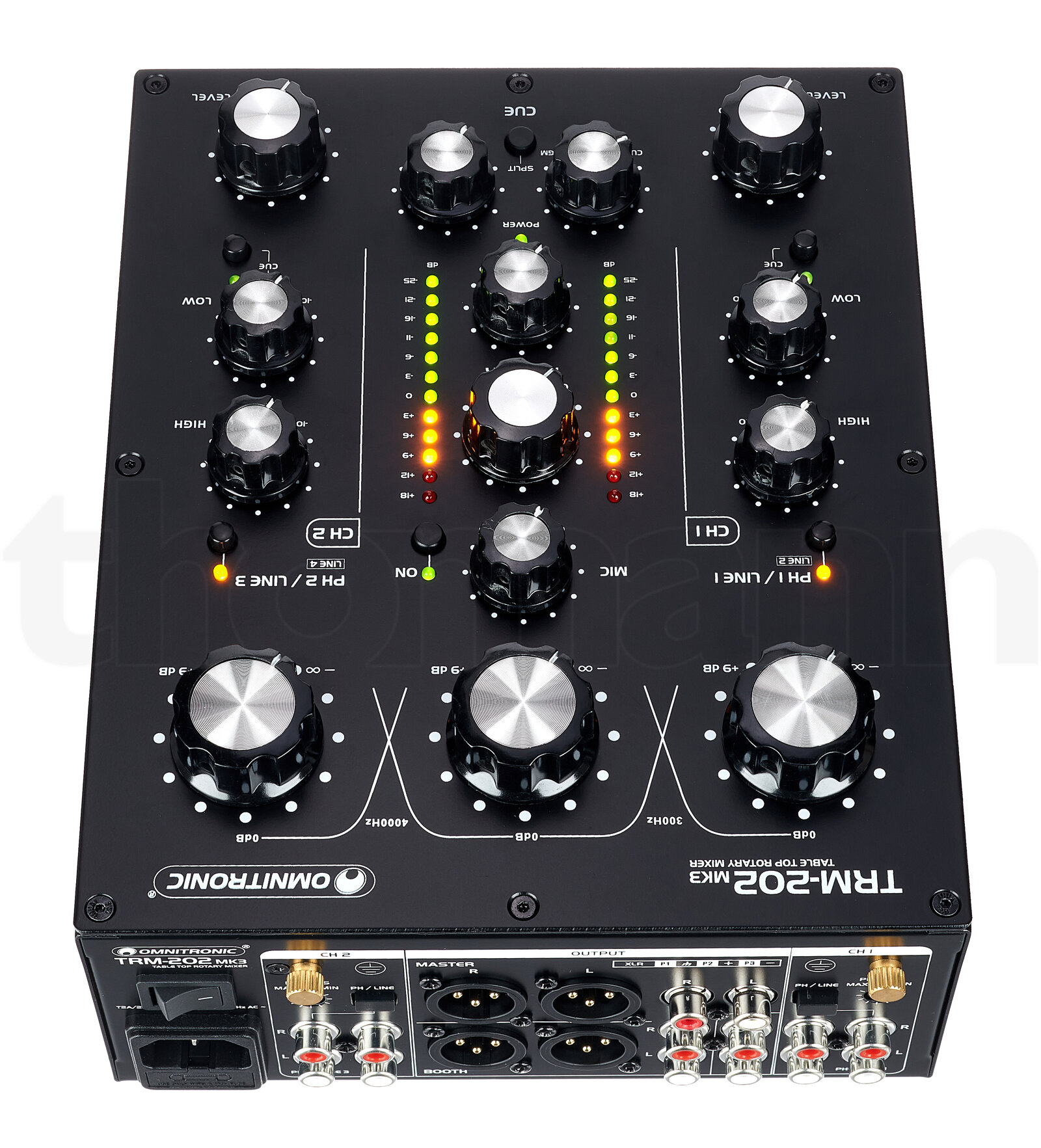 מיקסר DJ Omnitronic TRM-202 MK3 HP Bundle 6 מיקסר DJ Omnitronic TRM-202 MK3 HP Bundle — תמונה 6