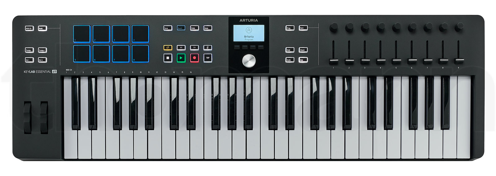 מקלדת שליטה MIDI Arturia KeyLab Essential 49 MK3 Black 6 מקלדת שליטה MIDI Arturia KeyLab Essential 49 MK3 Black — תמונה 6