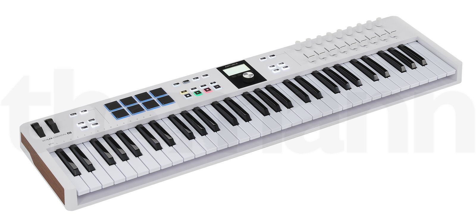מקלדת שליטה MIDI Arturia KeyLab Essential 61 Mk3 White 4 מקלדת שליטה MIDI Arturia KeyLab Essential 61 Mk3 White — תמונה 4
