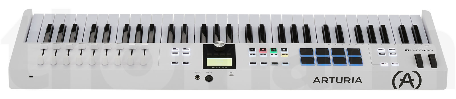 מקלדת שליטה MIDI Arturia KeyLab Essential 61 Mk3 White 5 מקלדת שליטה MIDI Arturia KeyLab Essential 61 Mk3 White — תמונה 5