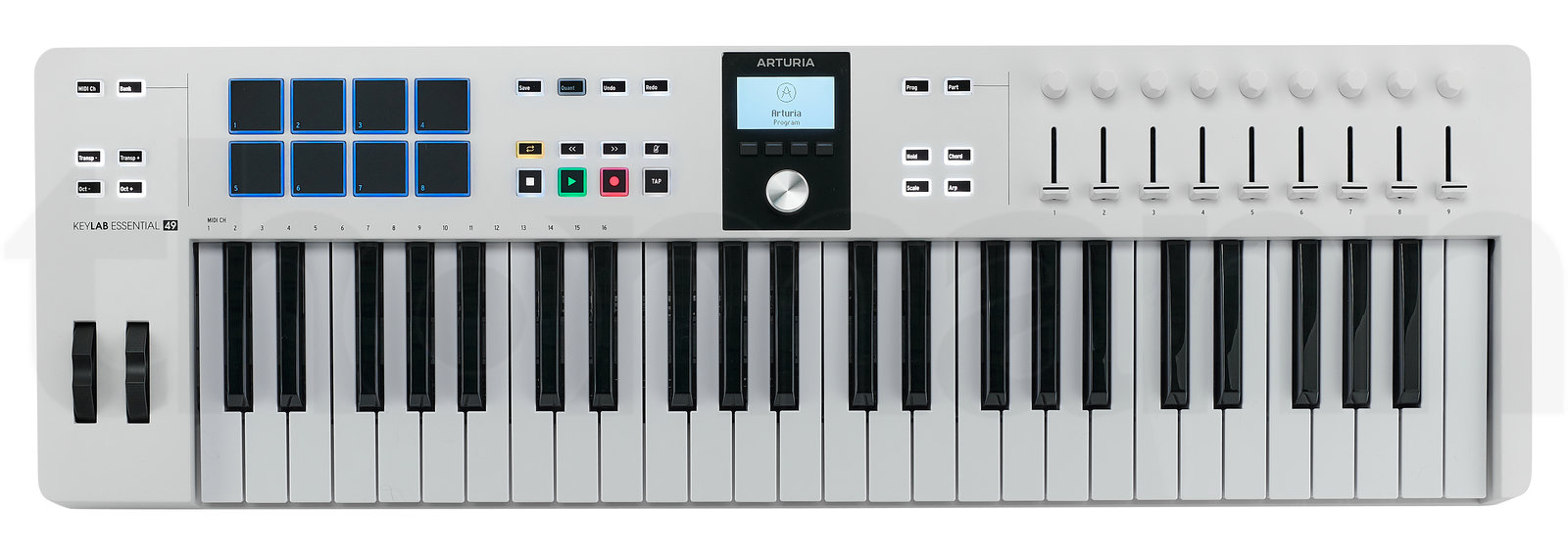 מקלדת שליטה MIDI Arturia KeyLab Essential 49 MK3 White 6 מקלדת שליטה MIDI Arturia KeyLab Essential 49 MK3 White — תמונה 6