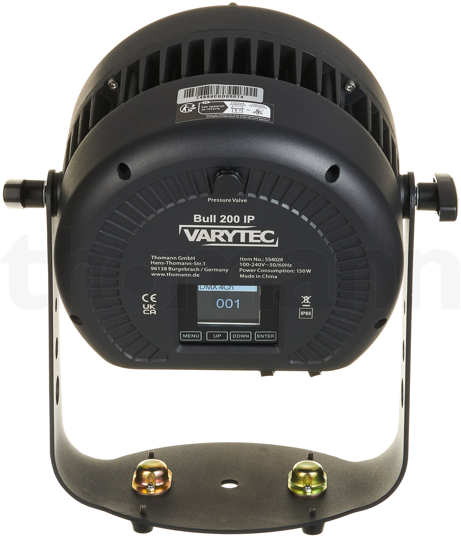 פנס PAR LED Varytec Bull 200 IP 5 פנס PAR LED Varytec Bull 200 IP — תמונה 5