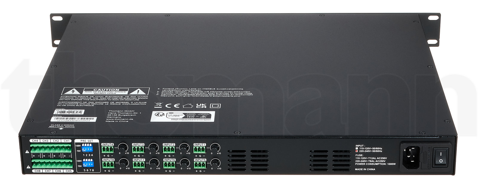 מגבר הספק Sirus I-Amp 8.150T 5 מגבר הספק Sirus I-Amp 8.150T — תמונה 5