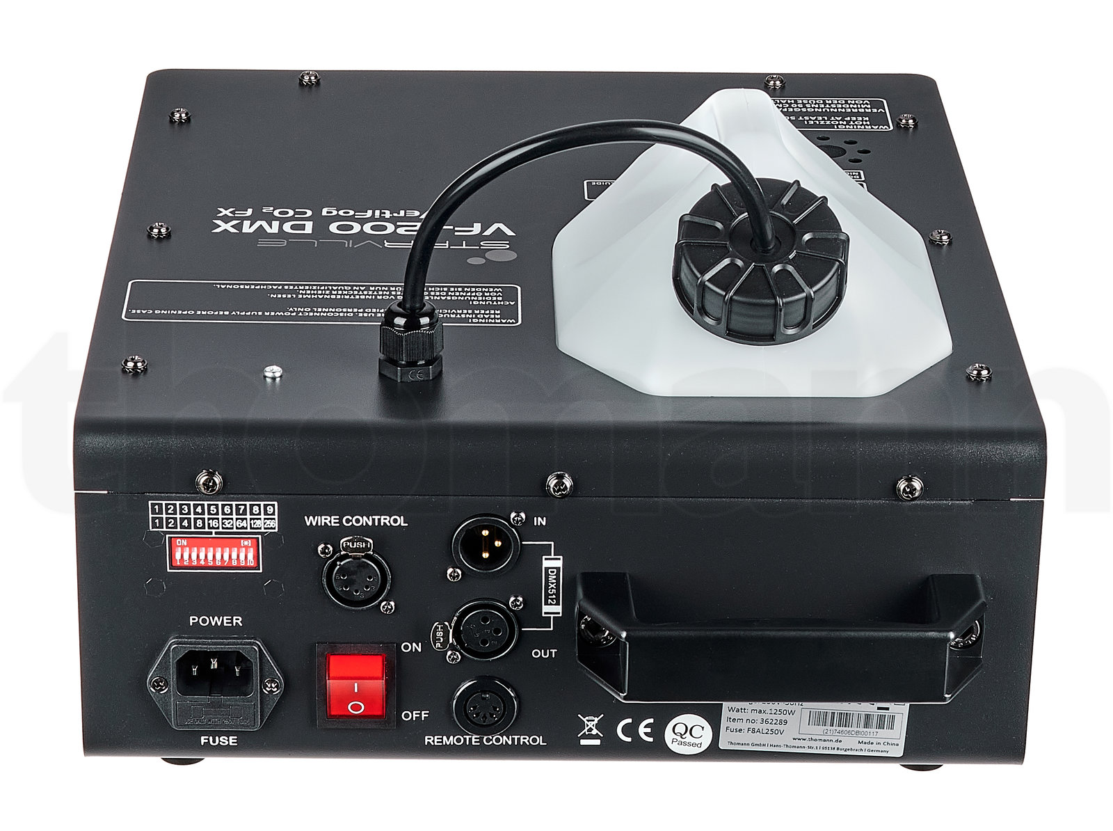 אפקט תאורה Stairville VF-1200 DMX VertiFog CO2 FX 5 אפקט תאורה Stairville VF-1200 DMX VertiFog CO2 FX — תמונה 5