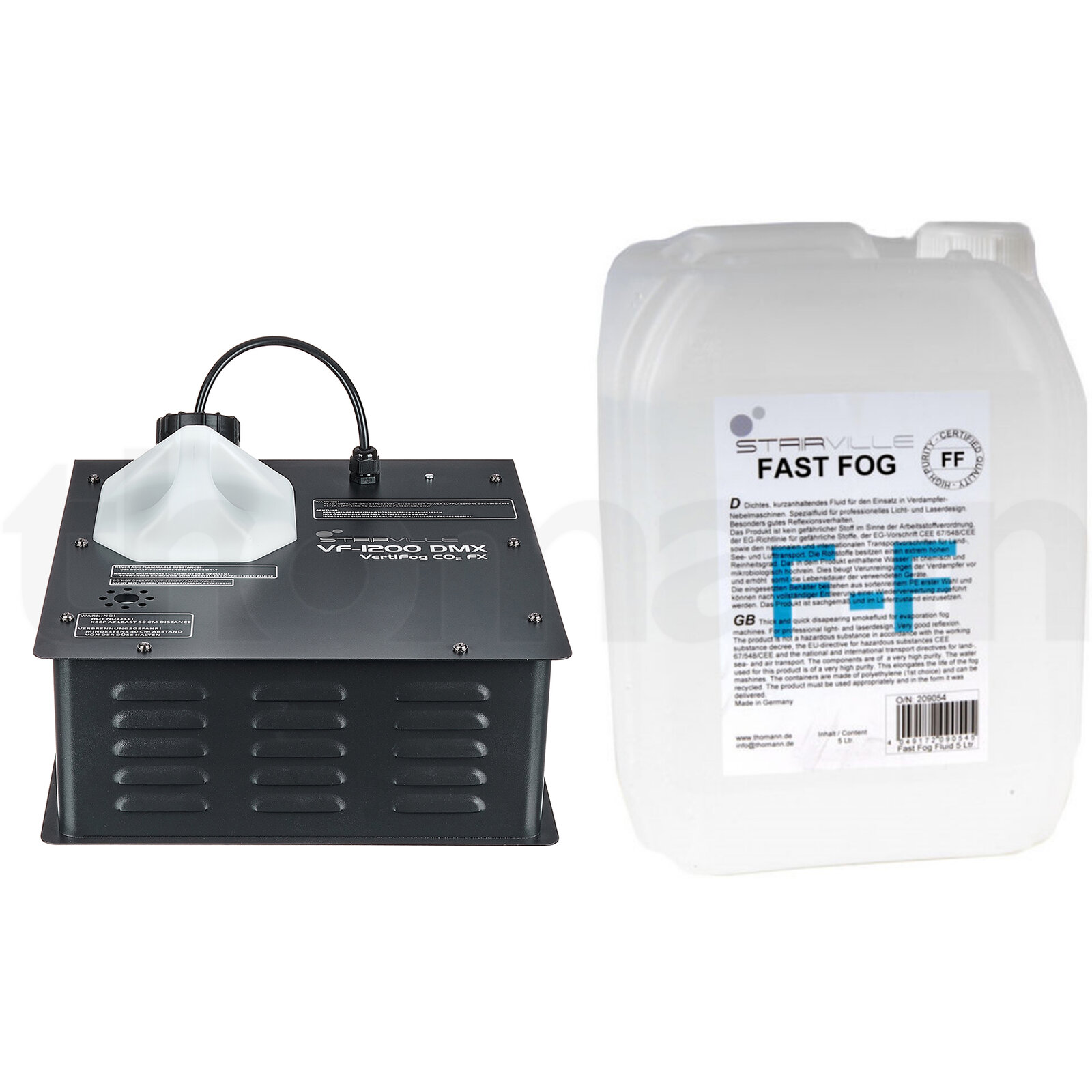 אפקט תאורה Stairville VF-1200 DMX VertiFog CO Bundle 2 אפקט תאורה Stairville VF-1200 DMX VertiFog CO Bundle — תמונה 2