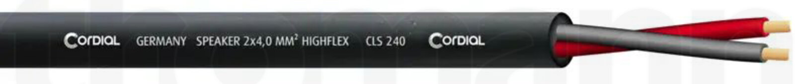 כבל אודיו Cordial CLS 240/100M 4 כבל אודיו Cordial CLS 240/100M — תמונה 4