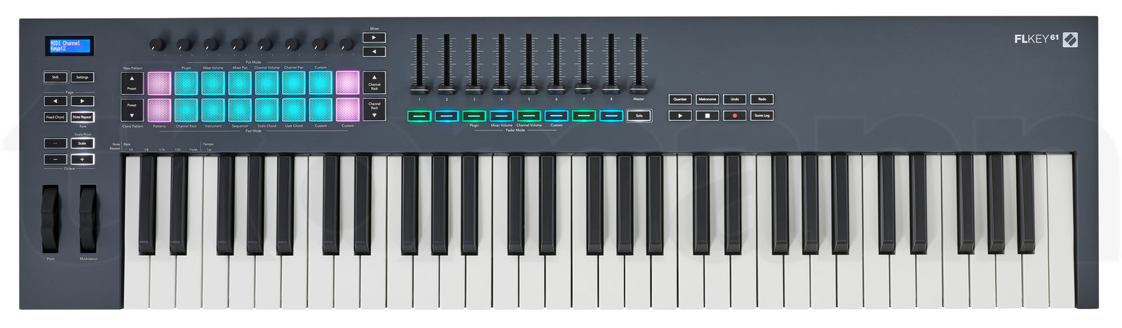 מקלדת שליטה MIDI Novation FLkey 61 6 מקלדת שליטה MIDI Novation FLkey 61 — תמונה 6