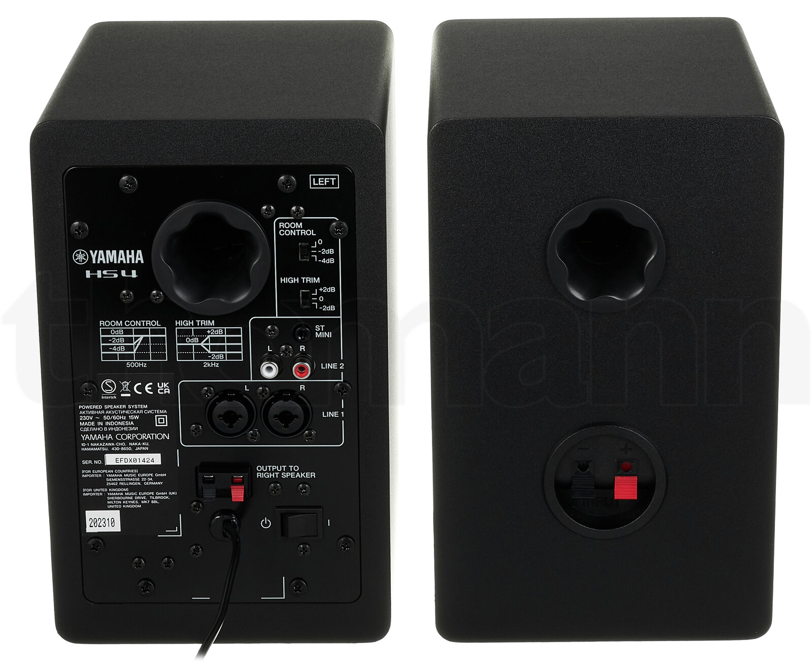 מוניטור אולפן Yamaha HS 4 5 מוניטור אולפן Yamaha HS 4 — תמונה 5