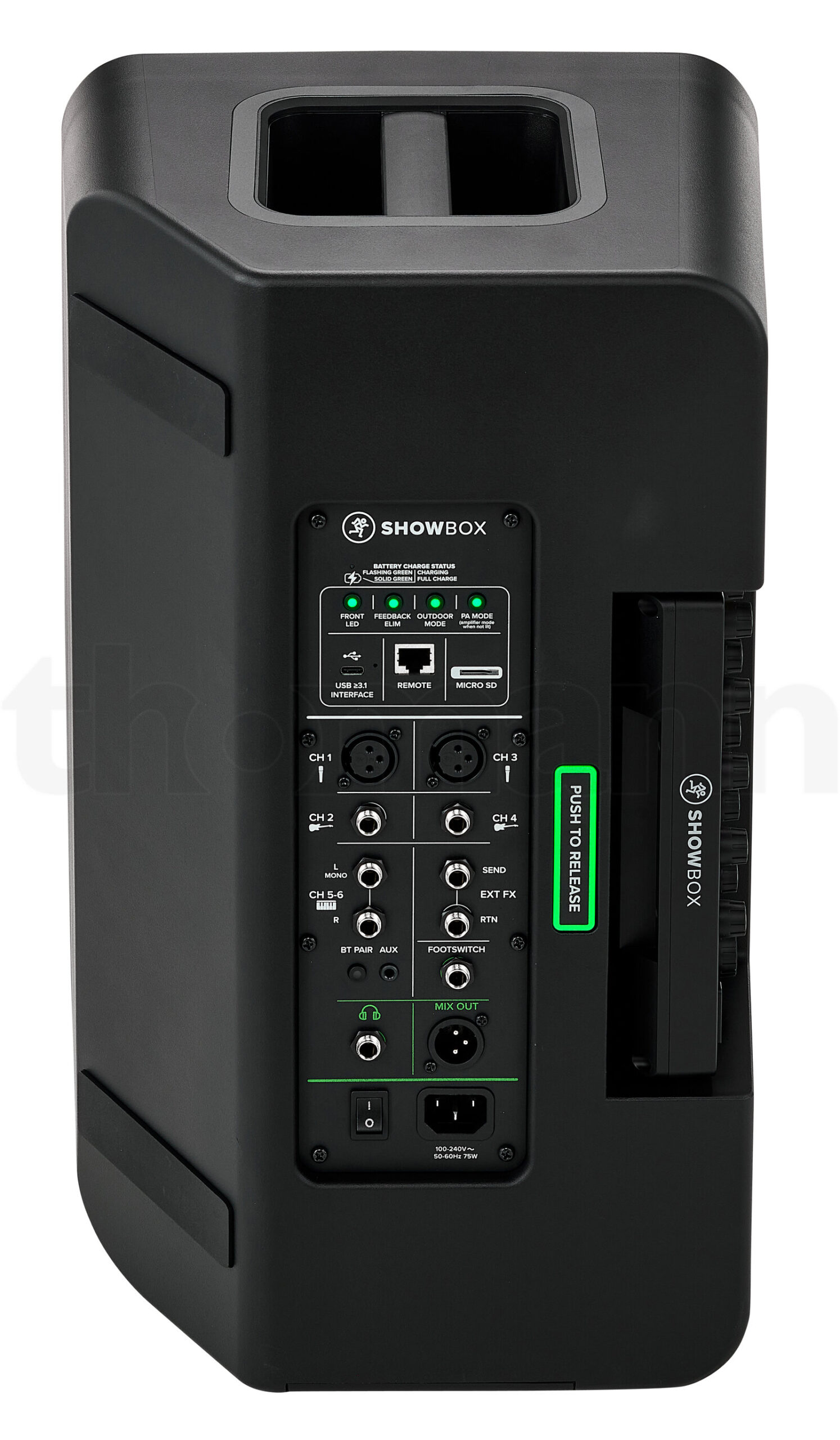 רמקול Bluetooth נייד Mackie ShowBox 5 רמקול Bluetooth נייד Mackie ShowBox — תמונה 5