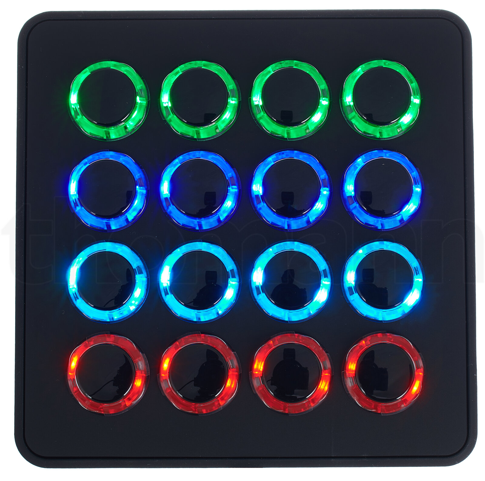 משטח שליטה DJ Techtools Midi Fighter Spectra black 6 משטח שליטה DJ Techtools Midi Fighter Spectra black — תמונה 6
