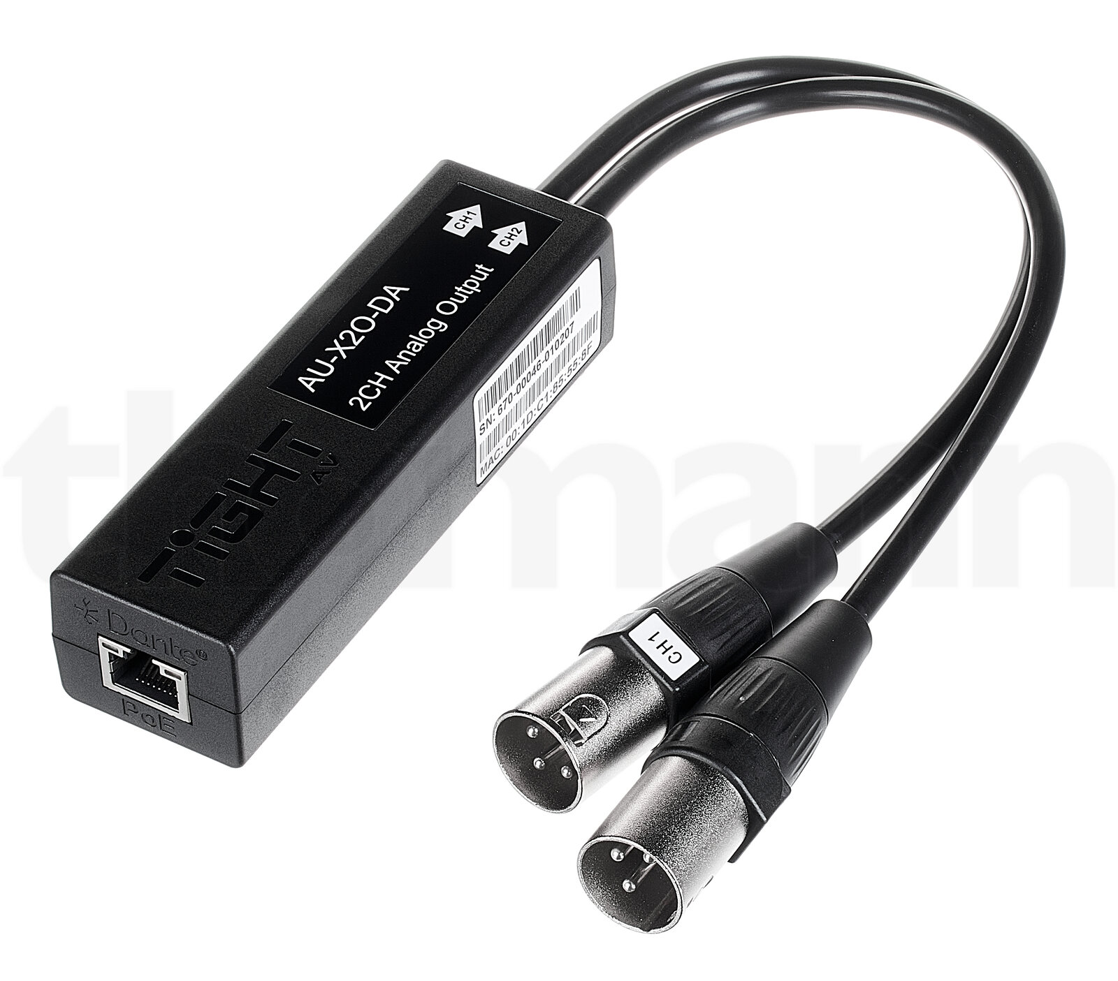 ממיר ושעון אולפן Tight AV Dante 2-channel Output Adapter 2 ממיר ושעון אולפן Tight AV Dante 2-channel Output Adapter — תמונה 2