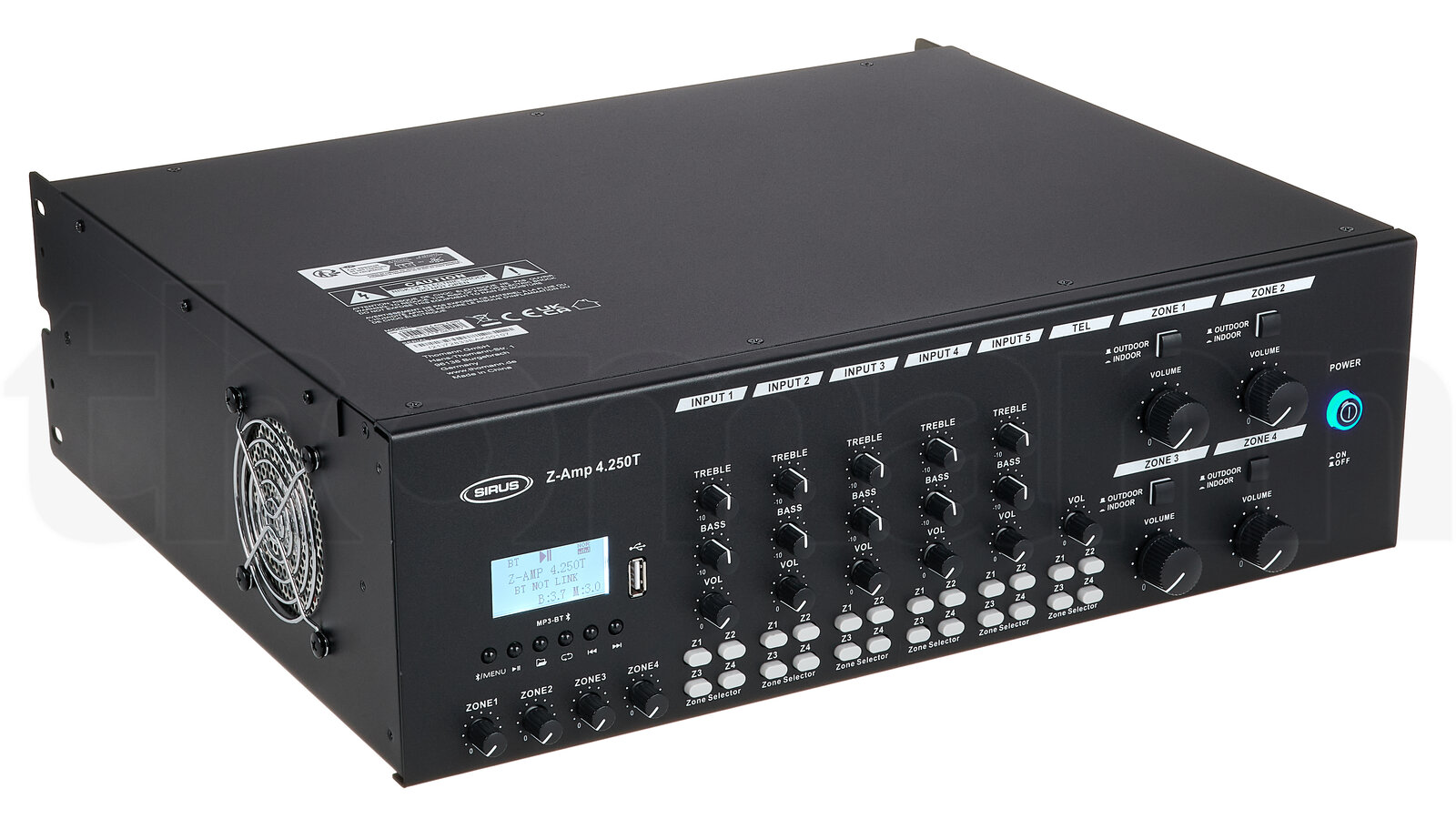 מגבר הספק Sirus Z-Amp 4.250T 4 מגבר הספק Sirus Z-Amp 4.250T — תמונה 4