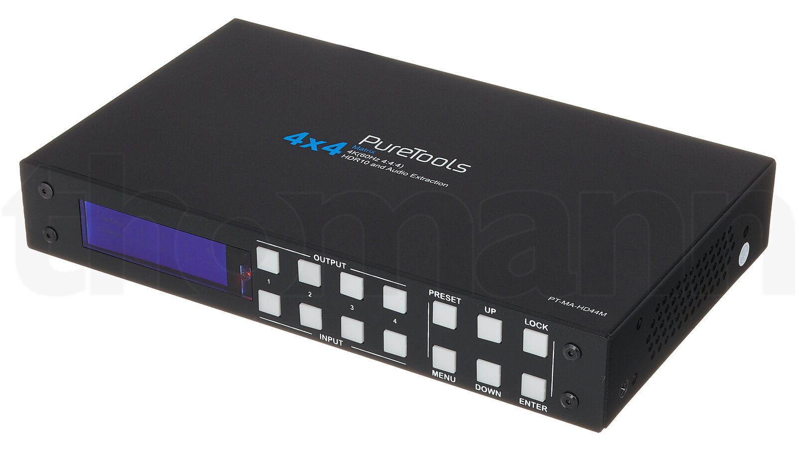 ציוד וידאו PureTools PT-MA-HD44M 4x4 4K HDMI Matrix 2 ציוד וידאו PureTools PT-MA-HD44M 4x4 4K HDMI Matrix — תמונה 2
