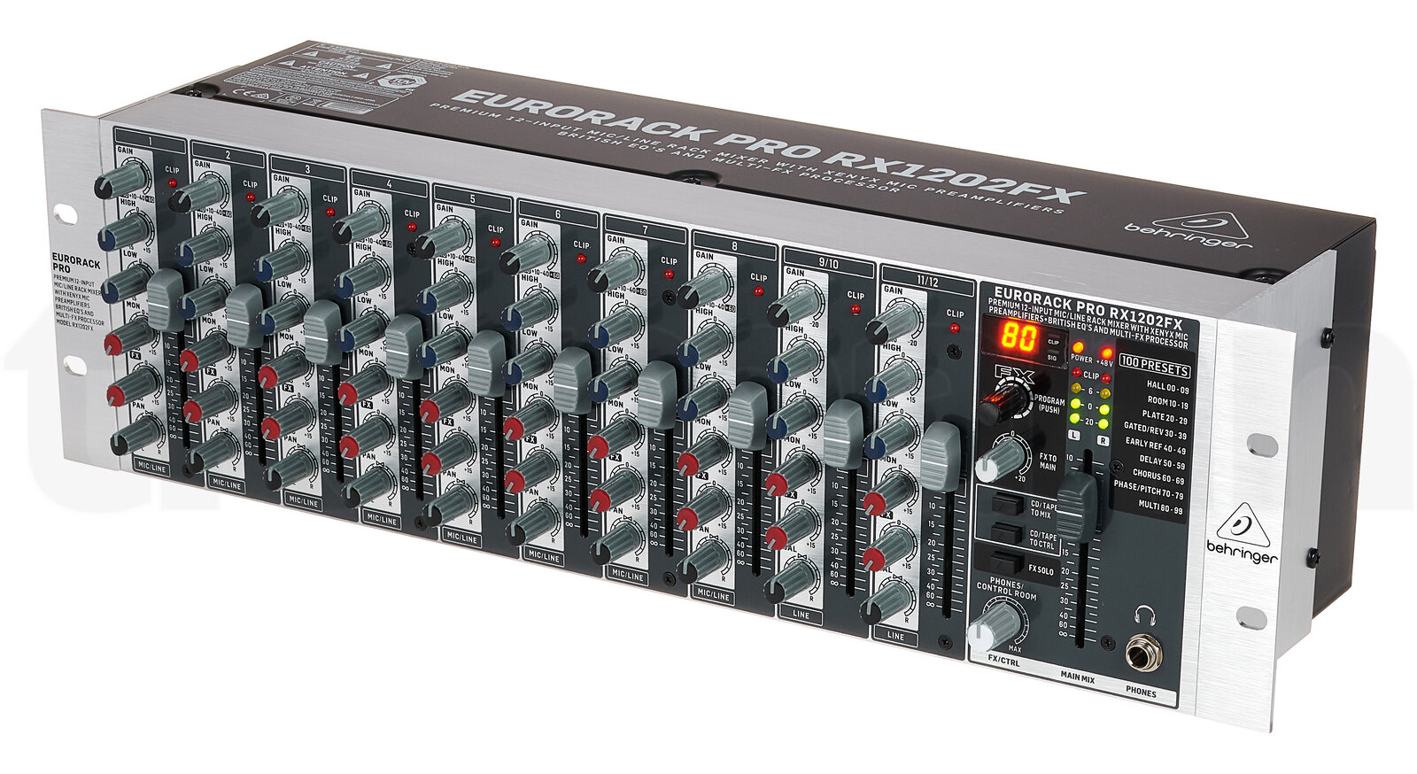 מיקסר Behringer RX1202FX V2 2 מיקסר Behringer RX1202FX V2 — תמונה 2