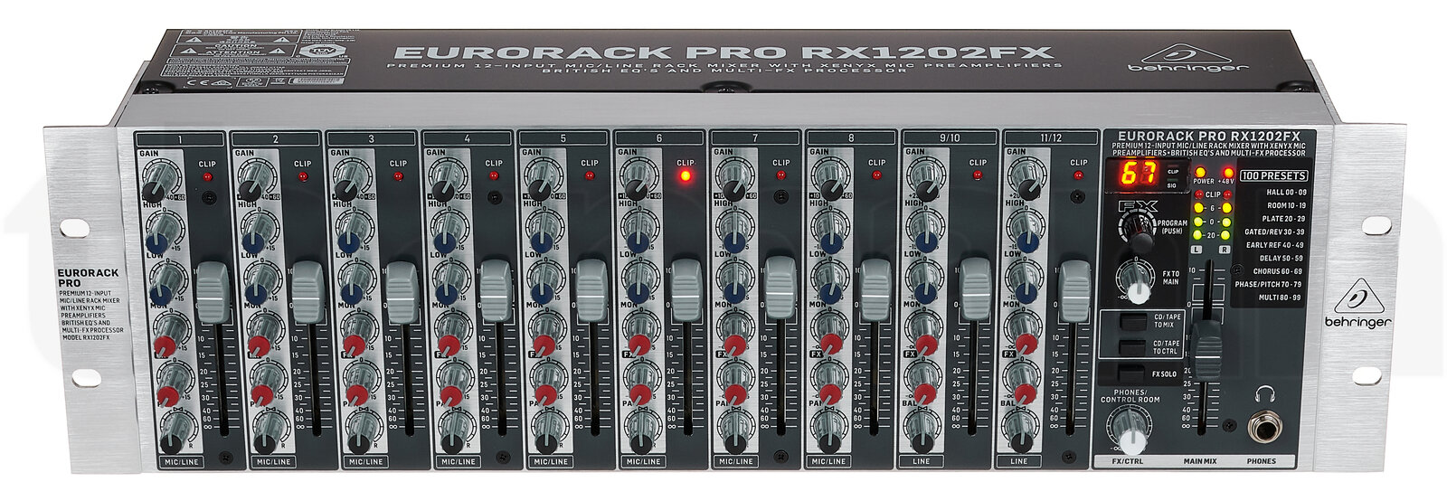 מיקסר Behringer RX1202FX V2 3 מיקסר Behringer RX1202FX V2 — תמונה 3