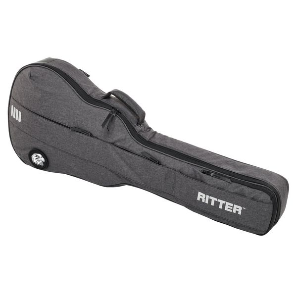נרתיק פרימיום לגיטרת חצי־נפח Ritter Bern 335 – אפור אנתרציט 1 נרתיק Ritter Bern 335 בצבע אפור אנתרציט – מבט קדמי
