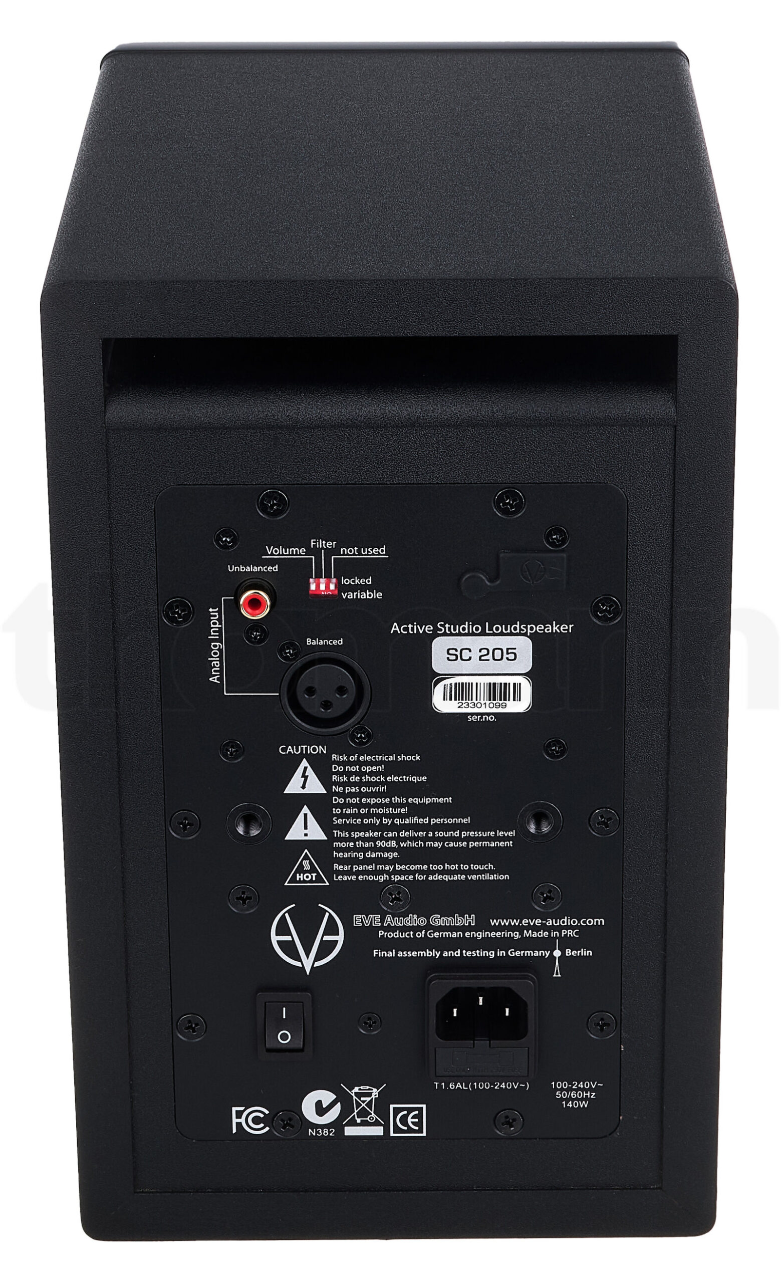 מוניטור אולפן EVE Audio SC205 All Black 5 מוניטור אולפן EVE Audio SC205 All Black — תמונה 5