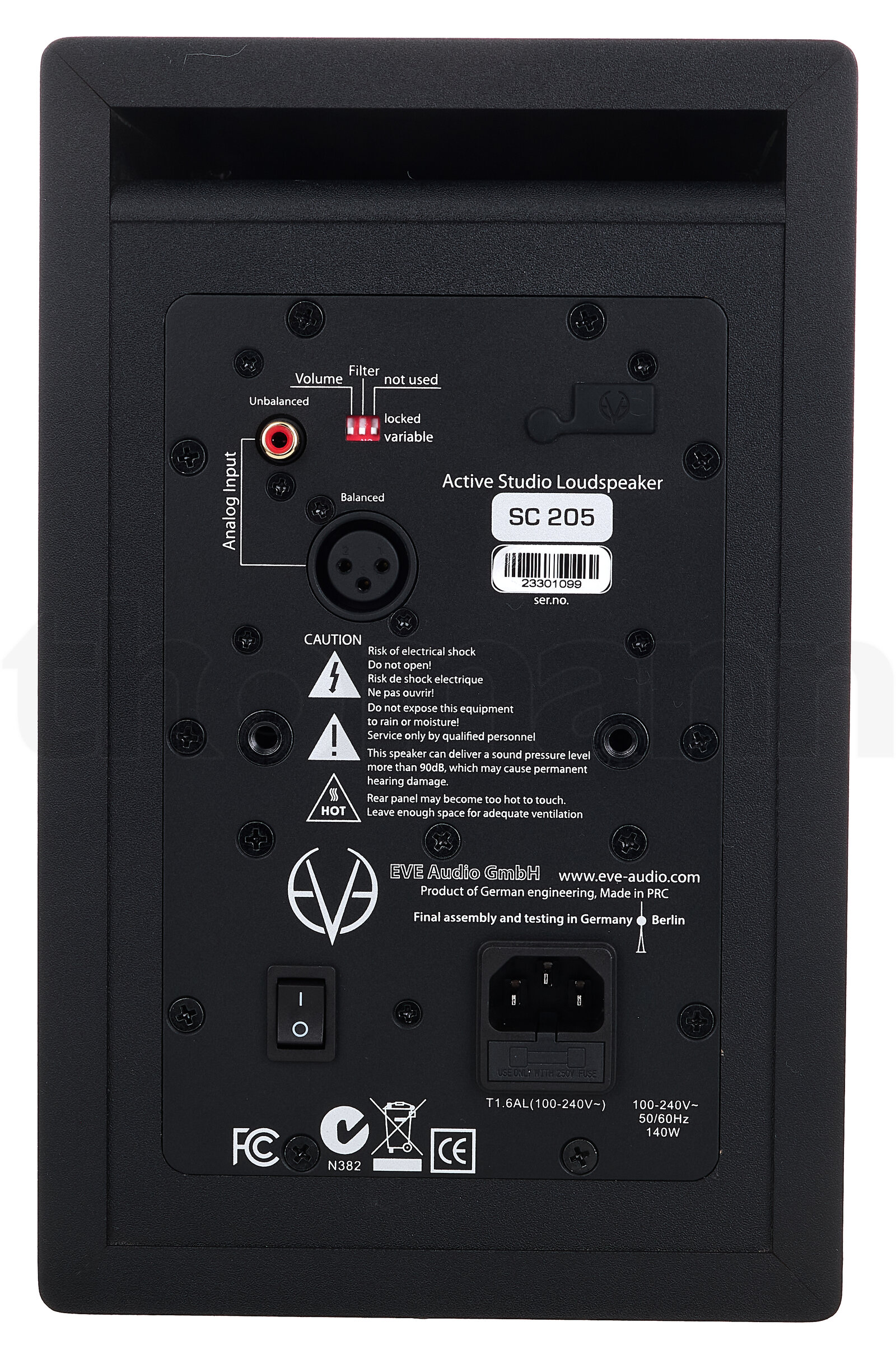 מוניטור אולפן EVE Audio SC205 All Black 7 מוניטור אולפן EVE Audio SC205 All Black — תמונה 7
