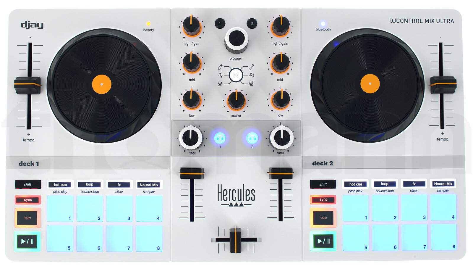 קונטרולר DJ Hercules DJ Control Mix Ultra 6 קונטרולר DJ Hercules DJ Control Mix Ultra — תמונה 6