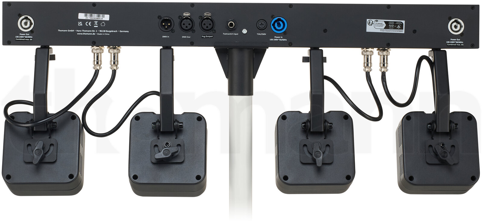פנס PAR LED Stairville SonicPulse 4 Par Set 5 פנס PAR LED Stairville SonicPulse 4 Par Set — תמונה 5