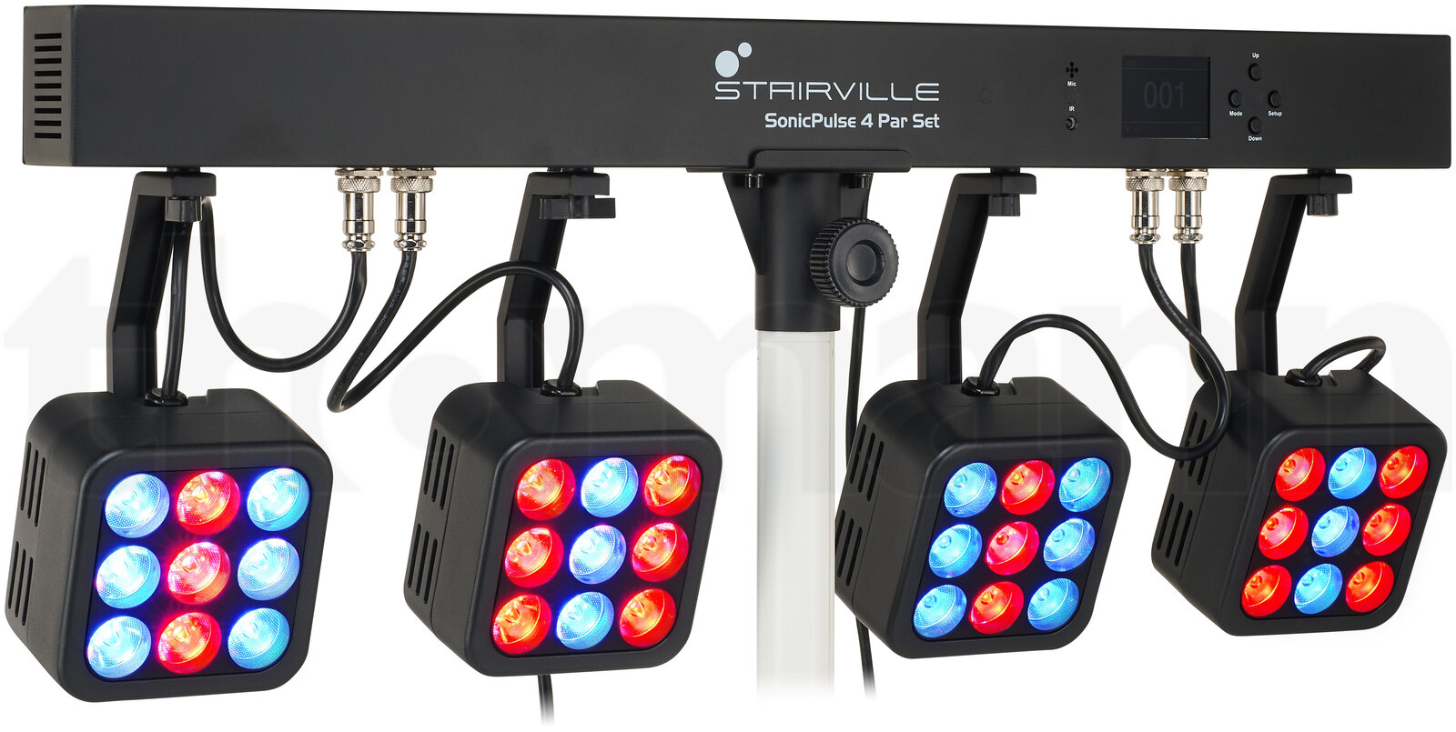 פנס PAR LED Stairville SonicPulse 4 Par Set 4 פנס PAR LED Stairville SonicPulse 4 Par Set — תמונה 4