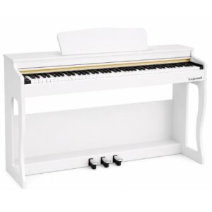 פסנתר חשמלי רהיט LEGRAND DP200 לבן – 88 קלידים שקולים ו-3 פדלים