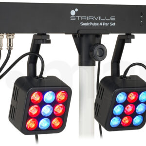 פנס PAR LED Stairville SonicPulse 4 Par Set Bundle