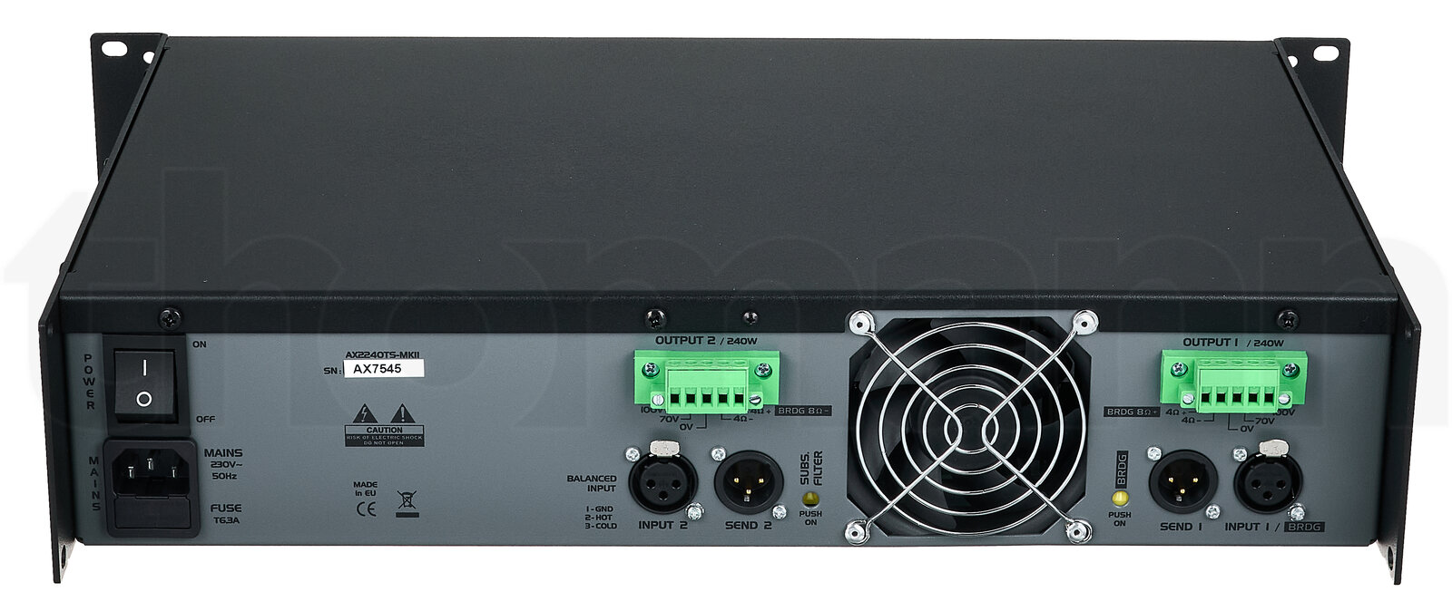 מגבר הספק Axxent AX2240TS MKII 5 מגבר הספק Axxent AX2240TS MKII — תמונה 5