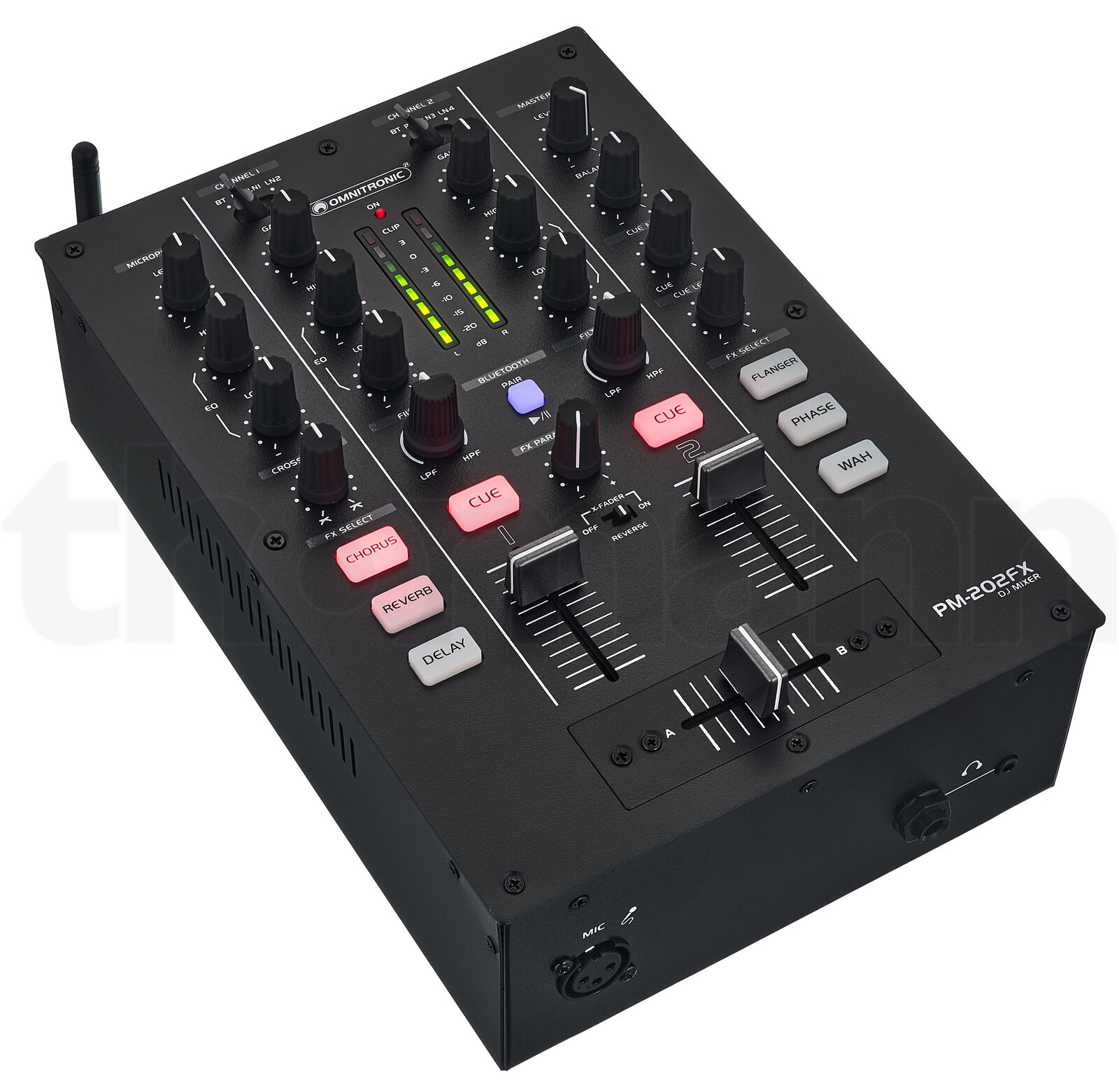 מיקסר DJ Omnitronic PM-202FX 4 מיקסר DJ Omnitronic PM-202FX — תמונה 4