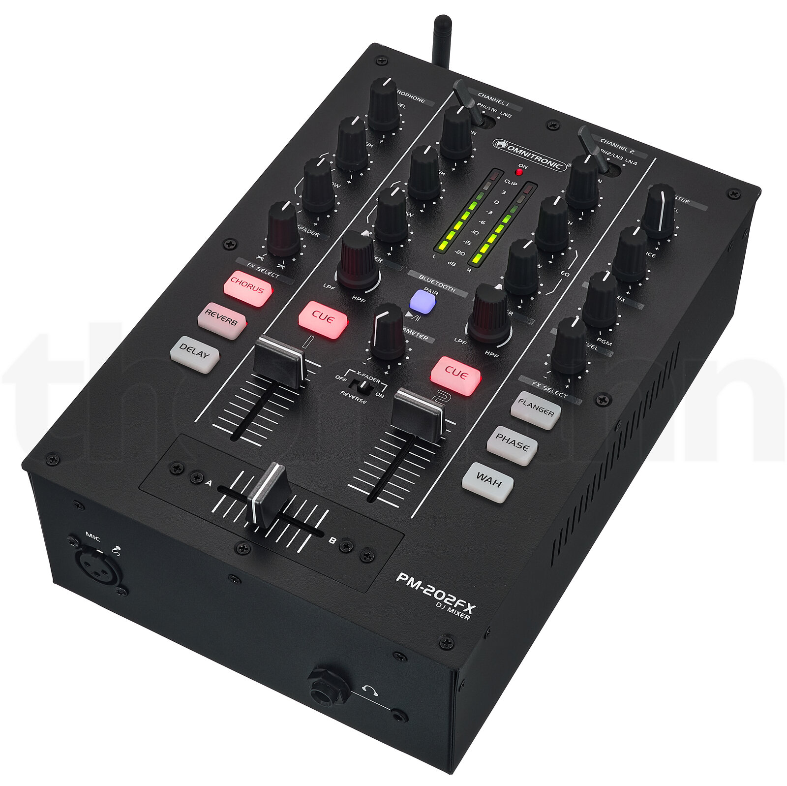 מיקסר DJ Omnitronic PM-202FX 2 מיקסר DJ Omnitronic PM-202FX — תמונה 2