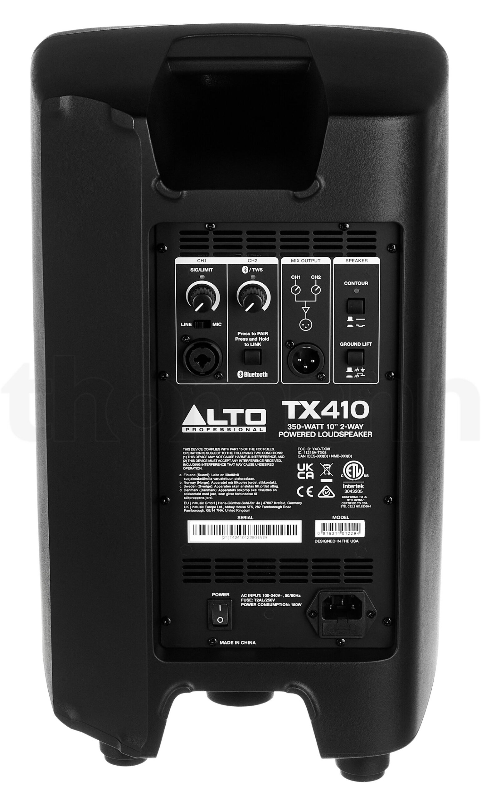 רמקול מוגבר Alto TX 410 5 רמקול מוגבר Alto TX 410 — תמונה 5
